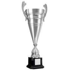 Large Silver Fluted Cups