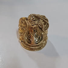 9ct Yellow Gold Saddle Ring