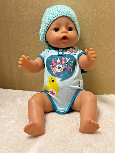 Baby born boy doll - 17",