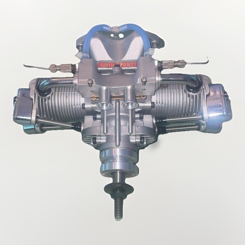 Saito fa182 twin - fa182, cylinder