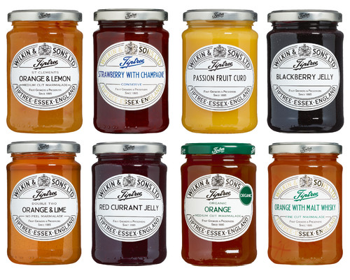 Tiptree jam curd jar - jar, lemon