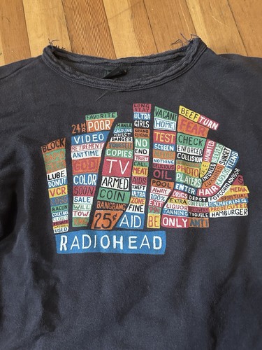Vintage waste radiohead - vintage,