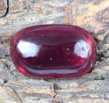 Natural 20.10 Ct Burma Red Ruby Oval Cabochon Gemstone Certified C9667 Best Gift