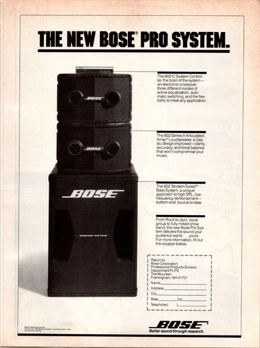 1983 bose speakers - 1983,