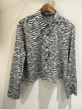 Zara Top Size M 10-12 Satin