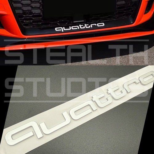 Matte silver quattro front - matte,