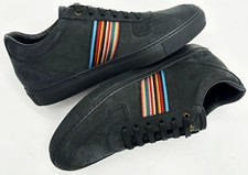PAUL SMITH FINE SUEDE / LEATHER STRIPED TRAINERS / SHOES NEW RARE UK9 EU43 US10