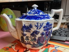 Aynsley Blue And White Old