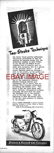 1958 advert francis barnett - 1958,
