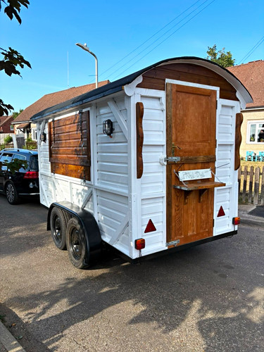Unique rustic catering trailer