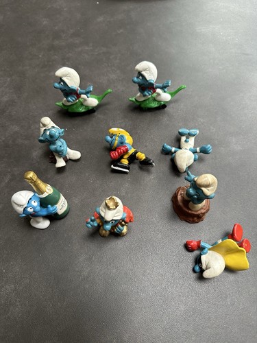 Smurf vintage figures - vintage,