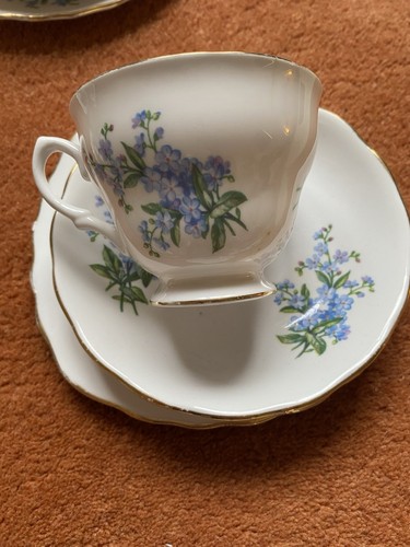 China floral tea cup - &, saucer