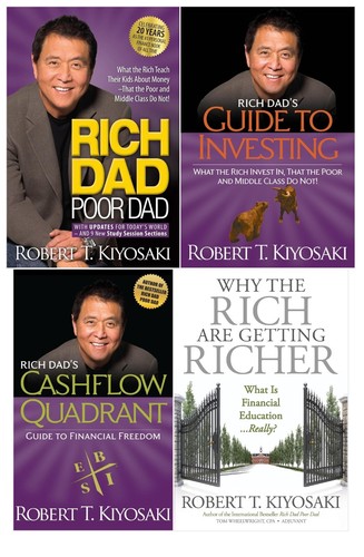 Robert kiyosaki 4 books - kiyosaki,