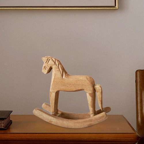 Rocking horse statue table - rocking,