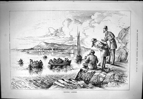 Old antique print 1879 - antique,
