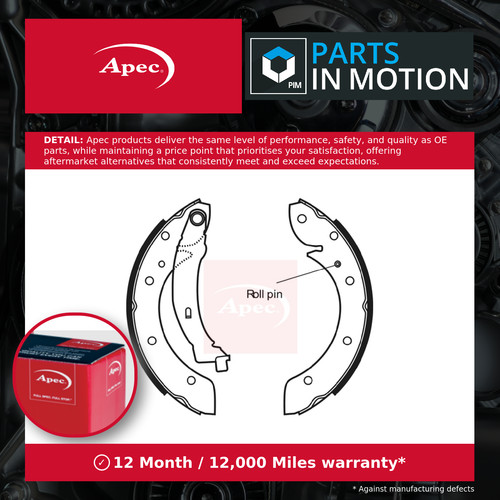 Brake shoes set fits - brake,
