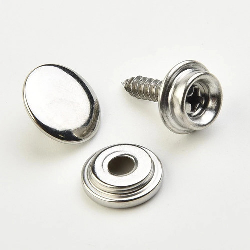 30pcs stainless steel snap - stainless-steel,