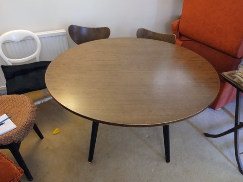 Plan mid century - table, and