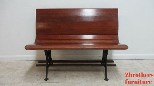 Antique bench settee - settee, victorian