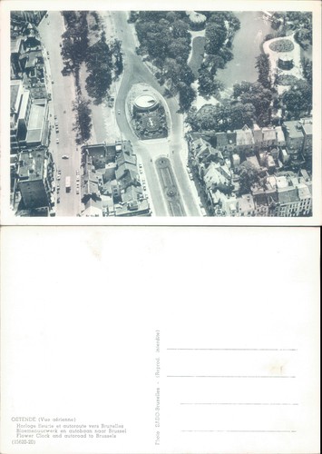 Flower clock and autoroad - clock, to