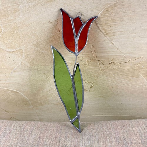 Vintage handcrafted stained - handcrafted,