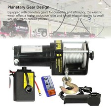 12v 3000lbs electric winch - electric,