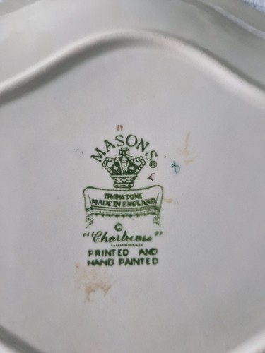 Masons ironstone green - masons,