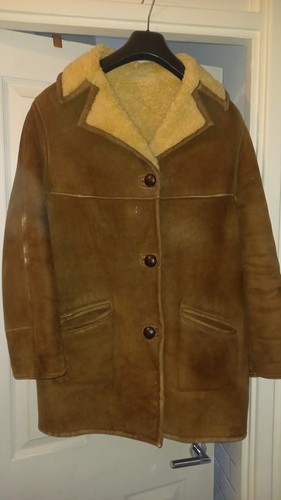 Vintage sheepskin jacket - vintage,