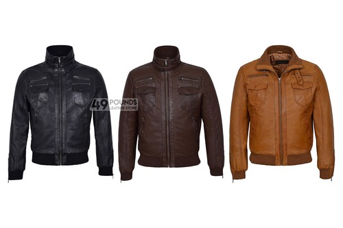 Mens bomber real - bomber,