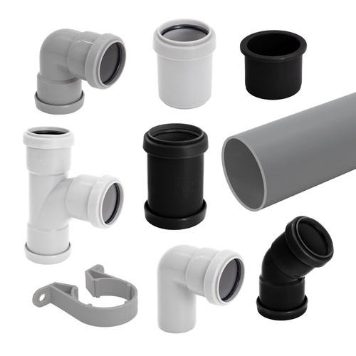 40mm push fit waste pipe - fit,