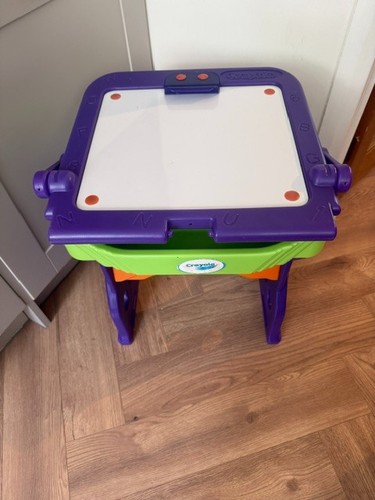 Crayola first art - art, desk