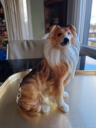 Kingston pottery rough collie - rough,