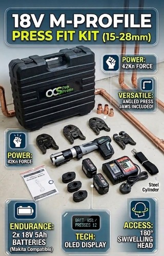 Ocs pro press 18v - 18v, m-press