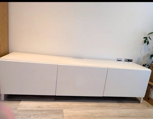 Ikea white high gloss unit - ikea,