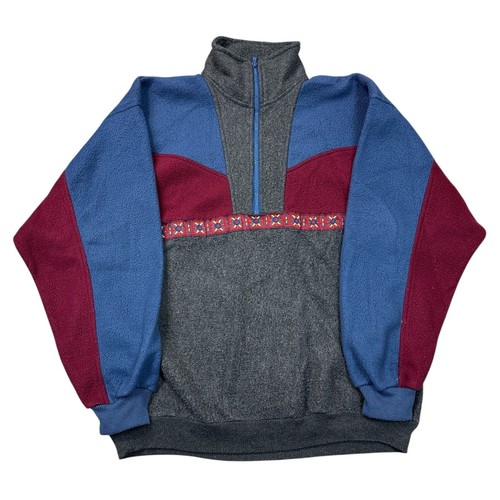 Vintage fleece jumper - fleece, zip
