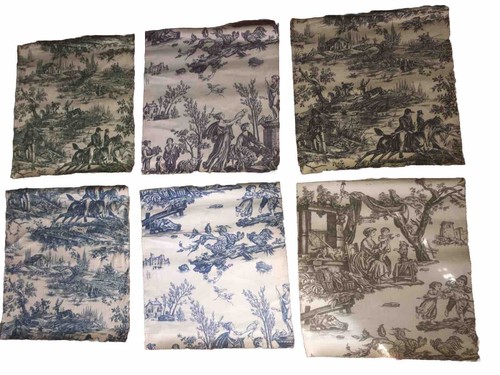 Hand printed fabric sample - printed,