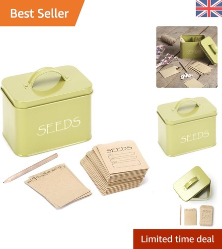 Steel seed storage box - seed,