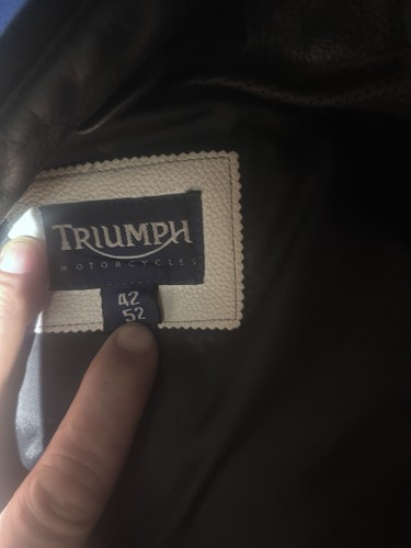 Triumph motorcycles leather - triumph,