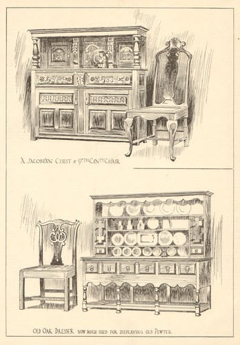 Jacobean chest 17th cent - jacobean,