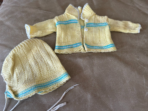 Vintage 50s yellow sweater - , &