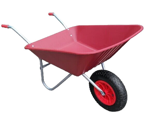 Red wheelbarrow 85l - wheelbarrow,