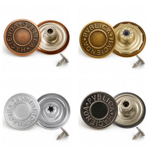 Jeans buttons 14mm 19mm 25mm - jeans,