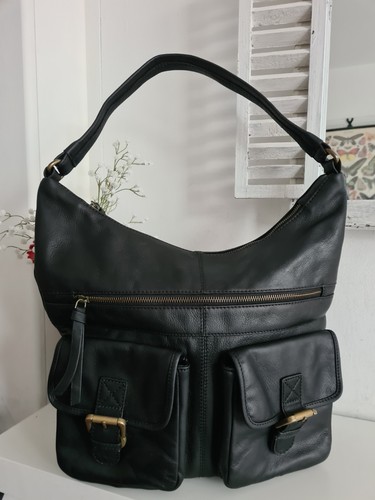 Fat face black - face, leather