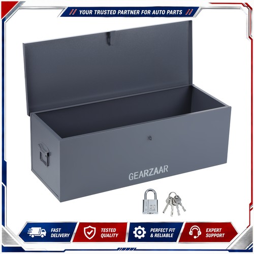 Metal tool box with lock - metal, 30''