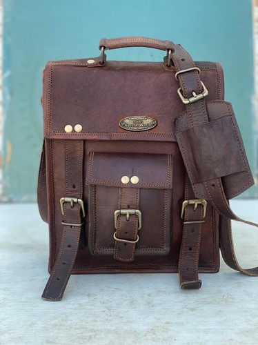 Men real leather laptop - men's,