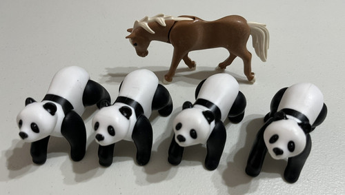 Playmobil panda horse - &,
