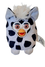 2000 McDonalds Happy Meal Furby Black White Blue Eyes Plush Soft Toy Vintage 