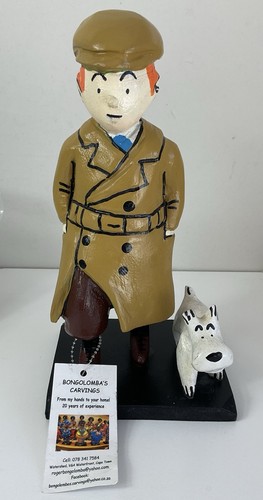Bongolomba carvings tintin and - carvings,