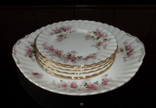 7 pce ROYAL ALBERT LAVENDER ROSE SANDWICH SET  1st