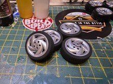 1/18 scale Vauxhall Cavalier Turbo 3d Printed wheels Michelin tyres diecast 